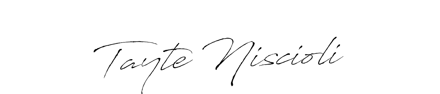 It looks lik you need a new signature style for name Tayte Niscioli. Design unique handwritten (Antro_Vectra) signature with our free signature maker in just a few clicks. Tayte Niscioli signature style 6 images and pictures png