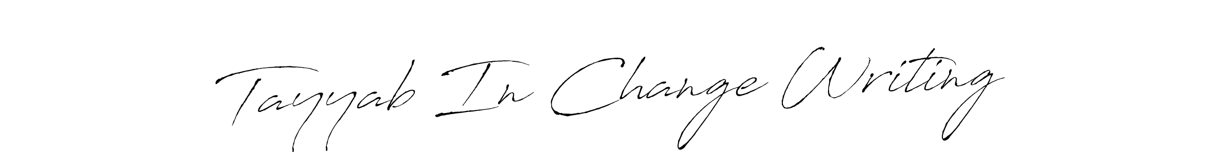 Once you've used our free online signature maker to create your best signature Antro_Vectra style, it's time to enjoy all of the benefits that Tayyab In Change Writing name signing documents. Tayyab In Change Writing signature style 6 images and pictures png