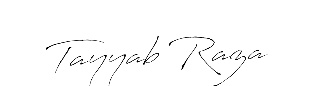 Use a signature maker to create a handwritten signature online. With this signature software, you can design (Antro_Vectra) your own signature for name Tayyab Raza. Tayyab Raza signature style 6 images and pictures png