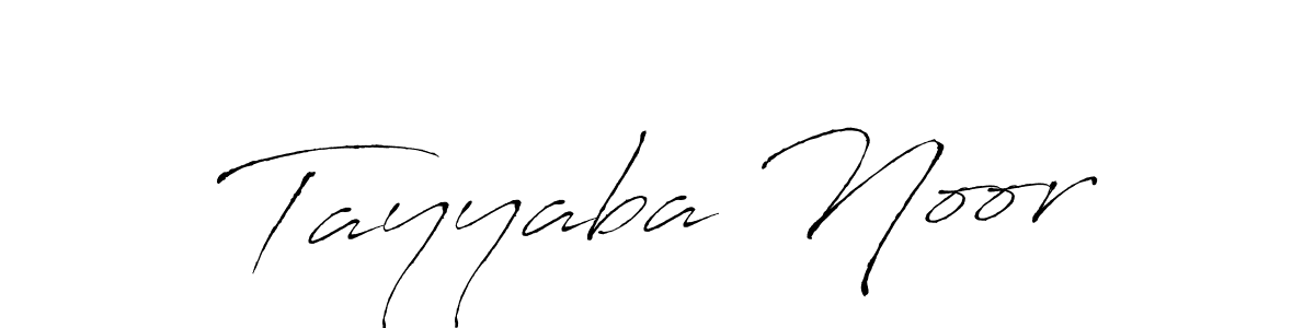 Tayyaba Noor stylish signature style. Best Handwritten Sign (Antro_Vectra) for my name. Handwritten Signature Collection Ideas for my name Tayyaba Noor. Tayyaba Noor signature style 6 images and pictures png