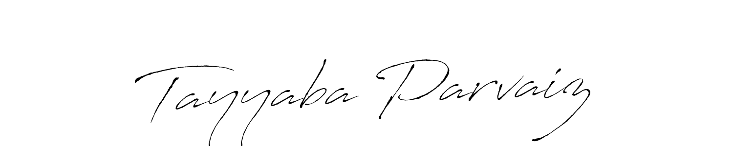 Once you've used our free online signature maker to create your best signature Antro_Vectra style, it's time to enjoy all of the benefits that Tayyaba Parvaiz name signing documents. Tayyaba Parvaiz signature style 6 images and pictures png
