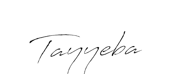 Create a beautiful signature design for name Tayyeba. With this signature (Antro_Vectra) fonts, you can make a handwritten signature for free. Tayyeba signature style 6 images and pictures png