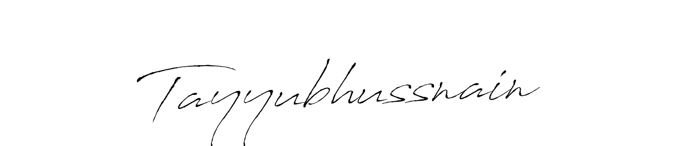 Tayyubhussnain stylish signature style. Best Handwritten Sign (Antro_Vectra) for my name. Handwritten Signature Collection Ideas for my name Tayyubhussnain. Tayyubhussnain signature style 6 images and pictures png