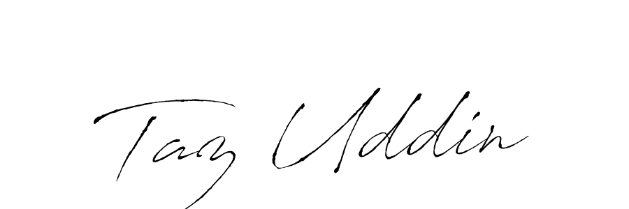 Create a beautiful signature design for name Taz Uddin. With this signature (Antro_Vectra) fonts, you can make a handwritten signature for free. Taz Uddin signature style 6 images and pictures png