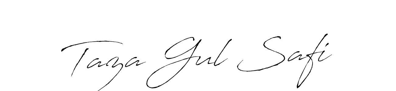 This is the best signature style for the Taza Gul Safi name. Also you like these signature font (Antro_Vectra). Mix name signature. Taza Gul Safi signature style 6 images and pictures png