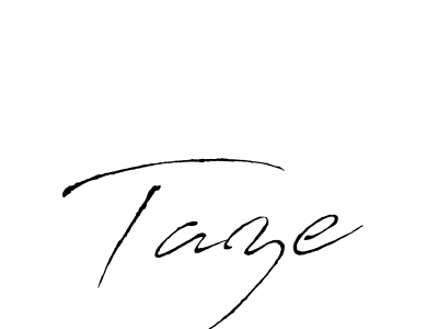 How to make Taze signature? Antro_Vectra is a professional autograph style. Create handwritten signature for Taze name. Taze signature style 6 images and pictures png