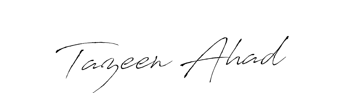 Antro_Vectra is a professional signature style that is perfect for those who want to add a touch of class to their signature. It is also a great choice for those who want to make their signature more unique. Get Tazeen Ahad name to fancy signature for free. Tazeen Ahad signature style 6 images and pictures png