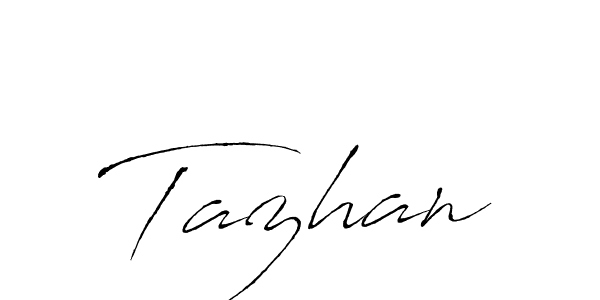 Make a beautiful signature design for name Tazhan. Use this online signature maker to create a handwritten signature for free. Tazhan signature style 6 images and pictures png