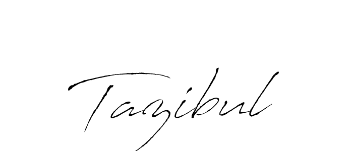 Design your own signature with our free online signature maker. With this signature software, you can create a handwritten (Antro_Vectra) signature for name Tazibul. Tazibul signature style 6 images and pictures png