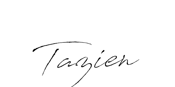 Also You can easily find your signature by using the search form. We will create Tazien name handwritten signature images for you free of cost using Antro_Vectra sign style. Tazien signature style 6 images and pictures png