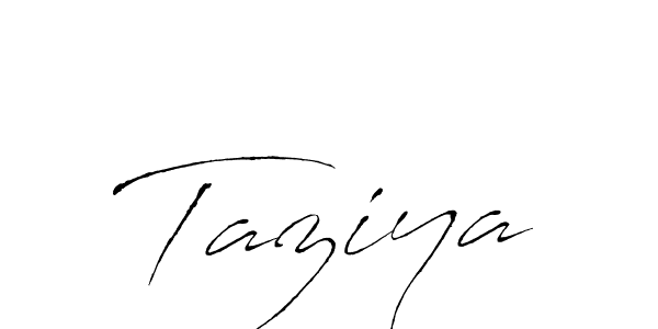 How to make Taziya signature? Antro_Vectra is a professional autograph style. Create handwritten signature for Taziya name. Taziya signature style 6 images and pictures png