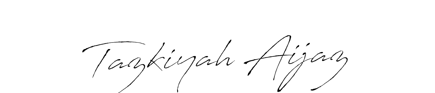 Use a signature maker to create a handwritten signature online. With this signature software, you can design (Antro_Vectra) your own signature for name Tazkiyah Aijaz. Tazkiyah Aijaz signature style 6 images and pictures png
