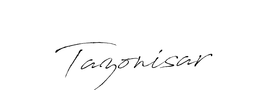 The best way (Antro_Vectra) to make a short signature is to pick only two or three words in your name. The name Tazonisar include a total of six letters. For converting this name. Tazonisar signature style 6 images and pictures png