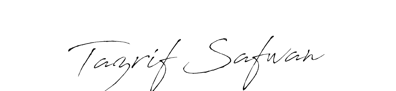 It looks lik you need a new signature style for name Tazrif Safwan. Design unique handwritten (Antro_Vectra) signature with our free signature maker in just a few clicks. Tazrif Safwan signature style 6 images and pictures png