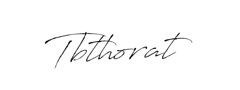 Make a beautiful signature design for name Tbthorat. With this signature (Antro_Vectra) style, you can create a handwritten signature for free. Tbthorat signature style 6 images and pictures png