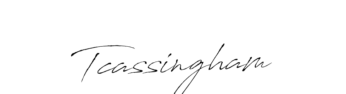 Once you've used our free online signature maker to create your best signature Antro_Vectra style, it's time to enjoy all of the benefits that Tcassingham name signing documents. Tcassingham signature style 6 images and pictures png