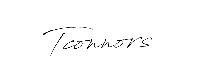 Make a beautiful signature design for name Tconnors. With this signature (Antro_Vectra) style, you can create a handwritten signature for free. Tconnors signature style 6 images and pictures png