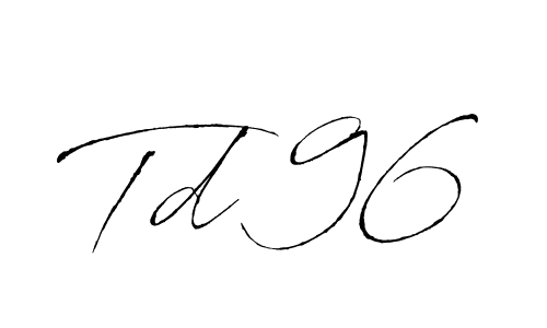 Antro_Vectra is a professional signature style that is perfect for those who want to add a touch of class to their signature. It is also a great choice for those who want to make their signature more unique. Get Td 96 name to fancy signature for free. Td 96 signature style 6 images and pictures png