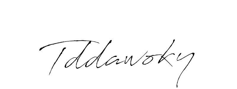 Use a signature maker to create a handwritten signature online. With this signature software, you can design (Antro_Vectra) your own signature for name Tddawoky. Tddawoky signature style 6 images and pictures png