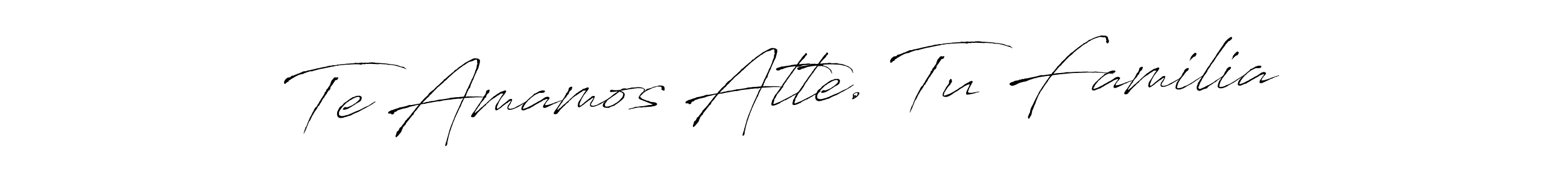 Here are the top 10 professional signature styles for the name Te Amamos Atte. Tu Familia. These are the best autograph styles you can use for your name. Te Amamos Atte. Tu Familia signature style 6 images and pictures png