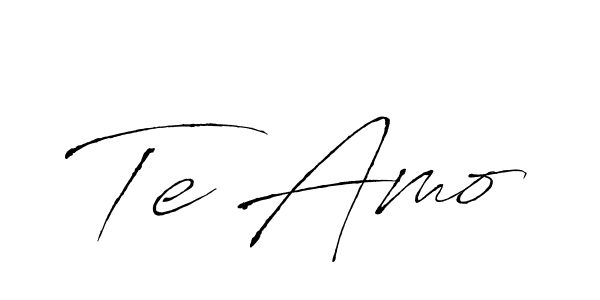 Make a short Te Amo signature style. Manage your documents anywhere anytime using Antro_Vectra. Create and add eSignatures, submit forms, share and send files easily. Te Amo signature style 6 images and pictures png