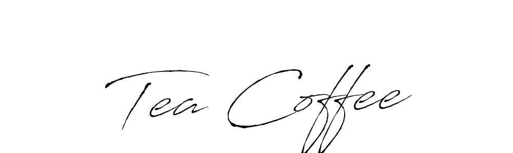 Use a signature maker to create a handwritten signature online. With this signature software, you can design (Antro_Vectra) your own signature for name Tea Coffee. Tea Coffee signature style 6 images and pictures png