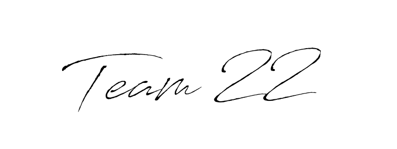 The best way (Antro_Vectra) to make a short signature is to pick only two or three words in your name. The name Team 22 ;o) include a total of six letters. For converting this name. Team 22 ;o) signature style 6 images and pictures png