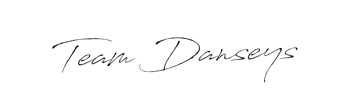 You should practise on your own different ways (Antro_Vectra) to write your name (Team Danseys) in signature. don't let someone else do it for you. Team Danseys signature style 6 images and pictures png