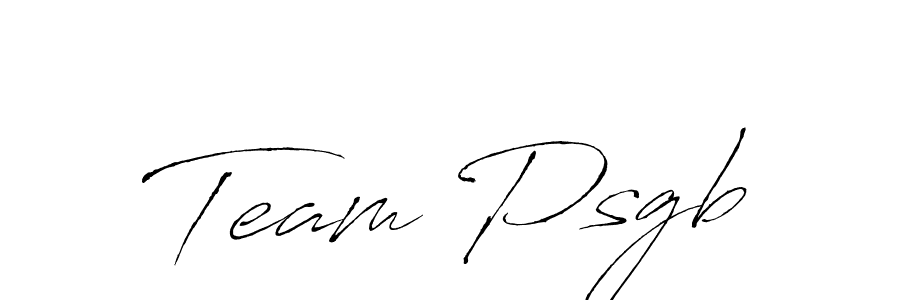 Make a beautiful signature design for name Team Psgb. With this signature (Antro_Vectra) style, you can create a handwritten signature for free. Team Psgb signature style 6 images and pictures png