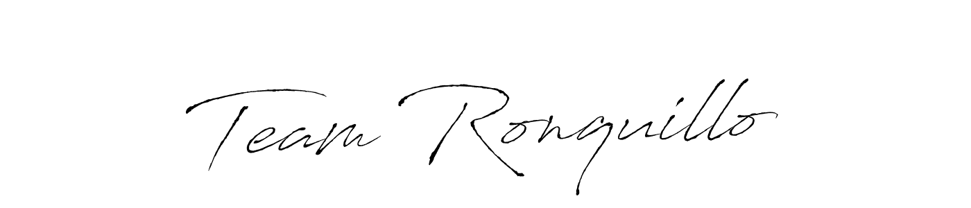 It looks lik you need a new signature style for name Team Ronquillo. Design unique handwritten (Antro_Vectra) signature with our free signature maker in just a few clicks. Team Ronquillo signature style 6 images and pictures png
