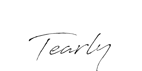 How to make Tearly name signature. Use Antro_Vectra style for creating short signs online. This is the latest handwritten sign. Tearly signature style 6 images and pictures png