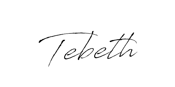 How to make Tebeth name signature. Use Antro_Vectra style for creating short signs online. This is the latest handwritten sign. Tebeth signature style 6 images and pictures png