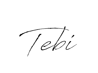 Use a signature maker to create a handwritten signature online. With this signature software, you can design (Antro_Vectra) your own signature for name Tebi. Tebi signature style 6 images and pictures png