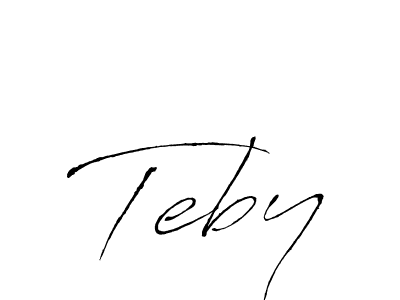 Make a short Teby signature style. Manage your documents anywhere anytime using Antro_Vectra. Create and add eSignatures, submit forms, share and send files easily. Teby signature style 6 images and pictures png