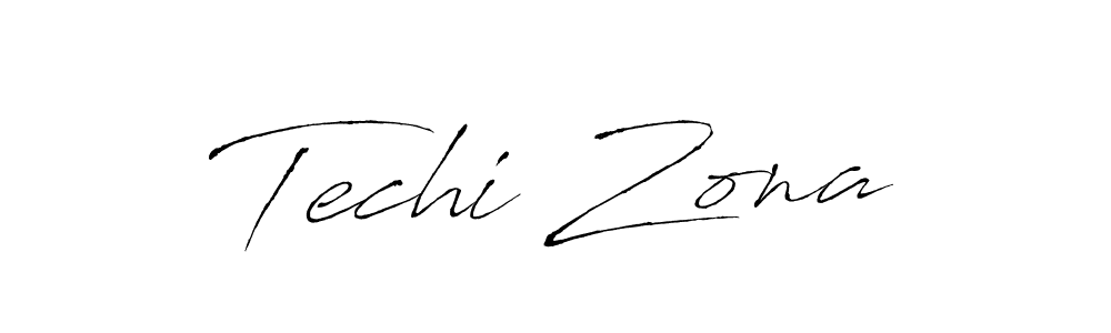 Make a beautiful signature design for name Techi Zona. With this signature (Antro_Vectra) style, you can create a handwritten signature for free. Techi Zona signature style 6 images and pictures png