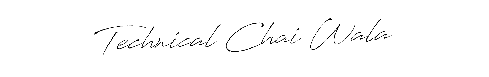 Create a beautiful signature design for name Technical Chai Wala. With this signature (Antro_Vectra) fonts, you can make a handwritten signature for free. Technical Chai Wala signature style 6 images and pictures png