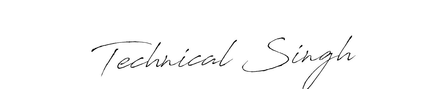 Technical Singh stylish signature style. Best Handwritten Sign (Antro_Vectra) for my name. Handwritten Signature Collection Ideas for my name Technical Singh. Technical Singh signature style 6 images and pictures png