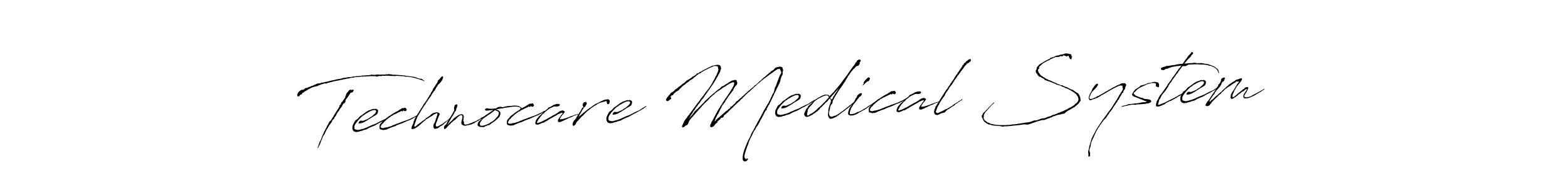 Create a beautiful signature design for name Technocare Medical System. With this signature (Antro_Vectra) fonts, you can make a handwritten signature for free. Technocare Medical System signature style 6 images and pictures png