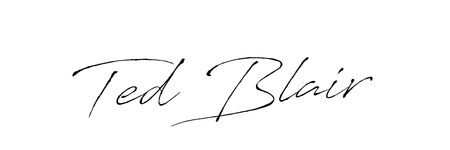 You should practise on your own different ways (Antro_Vectra) to write your name (Ted Blair) in signature. don't let someone else do it for you. Ted Blair signature style 6 images and pictures png