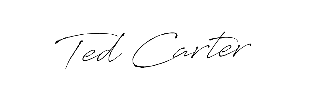 Design your own signature with our free online signature maker. With this signature software, you can create a handwritten (Antro_Vectra) signature for name Ted Carter. Ted Carter signature style 6 images and pictures png