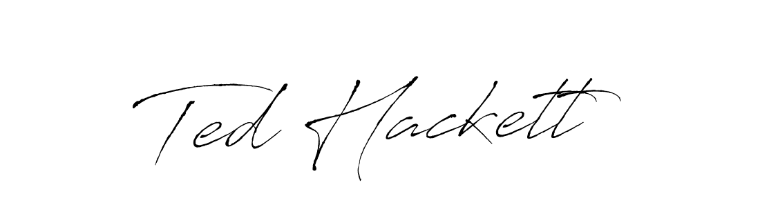 Design your own signature with our free online signature maker. With this signature software, you can create a handwritten (Antro_Vectra) signature for name Ted Hackett. Ted Hackett signature style 6 images and pictures png