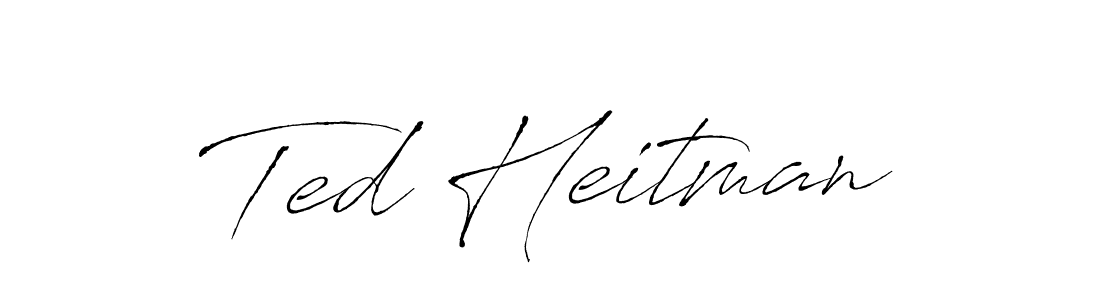 Design your own signature with our free online signature maker. With this signature software, you can create a handwritten (Antro_Vectra) signature for name Ted Heitman. Ted Heitman signature style 6 images and pictures png