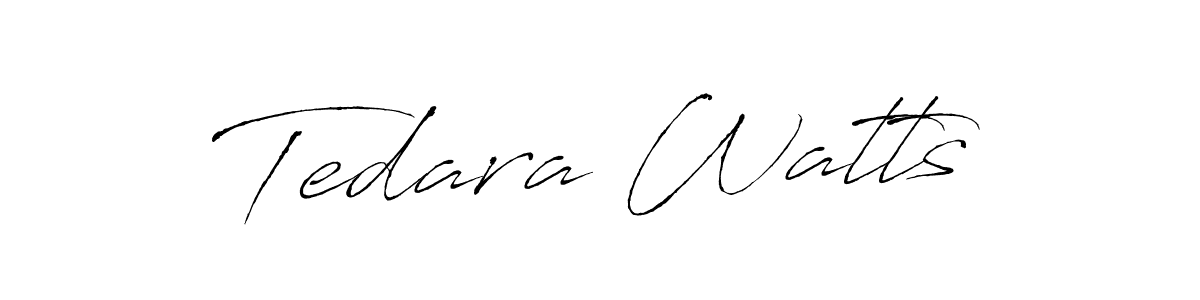 Make a beautiful signature design for name Tedara Watts. Use this online signature maker to create a handwritten signature for free. Tedara Watts signature style 6 images and pictures png