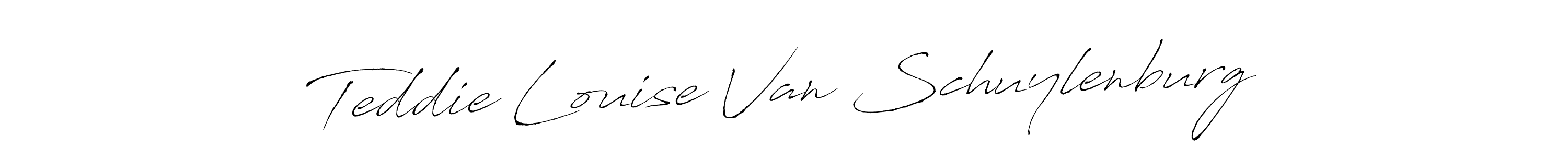 How to make Teddie Louise Van Schuylenburg signature? Antro_Vectra is a professional autograph style. Create handwritten signature for Teddie Louise Van Schuylenburg name. Teddie Louise Van Schuylenburg signature style 6 images and pictures png