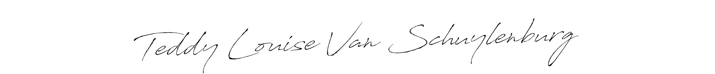Antro_Vectra is a professional signature style that is perfect for those who want to add a touch of class to their signature. It is also a great choice for those who want to make their signature more unique. Get Teddy Louise Van Schuylenburg name to fancy signature for free. Teddy Louise Van Schuylenburg signature style 6 images and pictures png