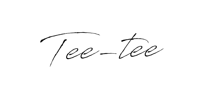 How to make Tee-tee name signature. Use Antro_Vectra style for creating short signs online. This is the latest handwritten sign. Tee-tee signature style 6 images and pictures png