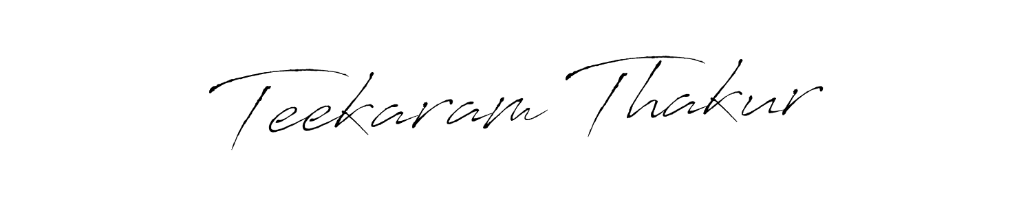 if you are searching for the best signature style for your name Teekaram Thakur. so please give up your signature search. here we have designed multiple signature styles  using Antro_Vectra. Teekaram Thakur signature style 6 images and pictures png