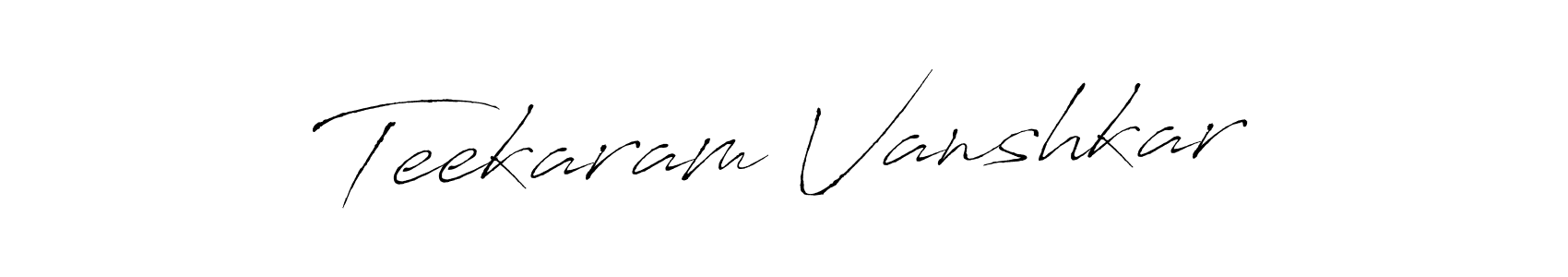 Here are the top 10 professional signature styles for the name Teekaram Vanshkar. These are the best autograph styles you can use for your name. Teekaram Vanshkar signature style 6 images and pictures png