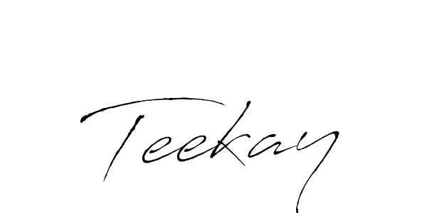 Also we have Teekay name is the best signature style. Create professional handwritten signature collection using Antro_Vectra autograph style. Teekay signature style 6 images and pictures png