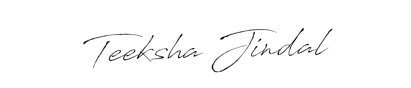 It looks lik you need a new signature style for name Teeksha Jindal. Design unique handwritten (Antro_Vectra) signature with our free signature maker in just a few clicks. Teeksha Jindal signature style 6 images and pictures png